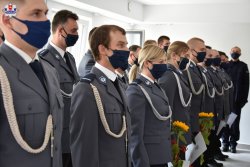 zdjęcie awansowanych policjantów