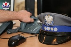 Zdjęcie telefonu  Dyżurnego Policji