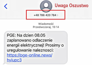 Uwaga na oszustwo