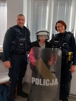 spotkanie dzieci z policjantami