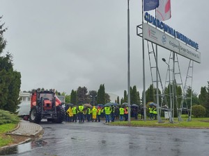 protest rolników w Werbkowicach
