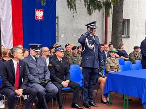 uroczyste rozpoczęcie roku szkolnego w klasach o profilu mundurowym