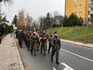 Marsz Niepodległości ulicami Hrubieszowa
