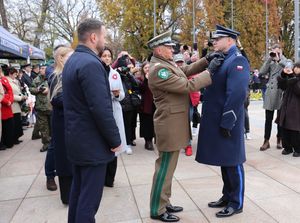 odznaczenie Komendanta Wojewódzkiego Policji w Lublinie podczas uroczystości Święta Niepodległości