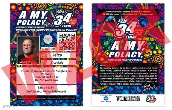 bezpieczeństwo podczas 34 Finału Wielkiej Orkiestry Świątecznej Pomocy